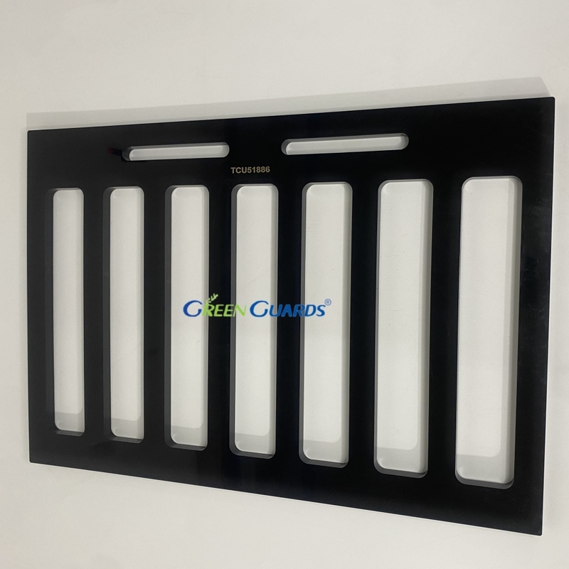 লন কাটার পার্টস টিন হোল্ডার গার্ড, 4 টিন ভিতরে GTCU51886 John Deere ট্র্যাক্টর-মাউন্ট এয়ারেটর ফিট